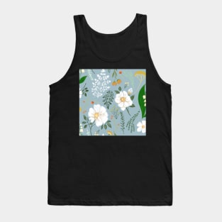 Garden florals and herbs Tank Top